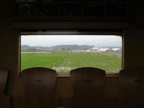 KT-103「KUMA2」から見たくま川鉄道沿線風景