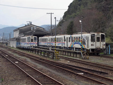くま川鉄道車両基地