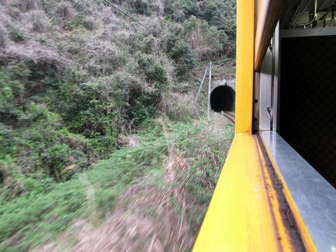 日南線沿線風景・トンネル手前
